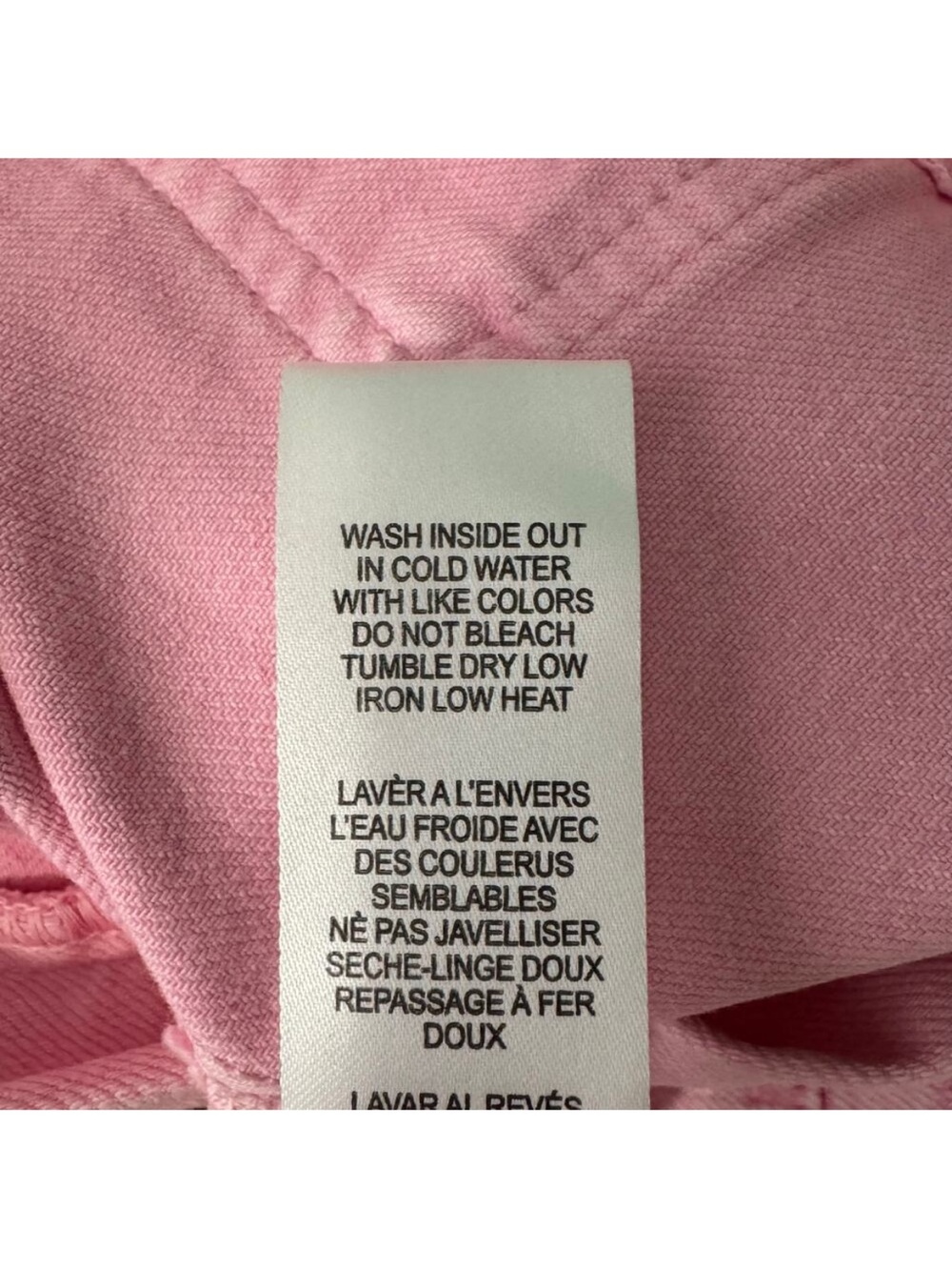 Good American Fit for success pink denim jumpsuit - Picture 11 of 11